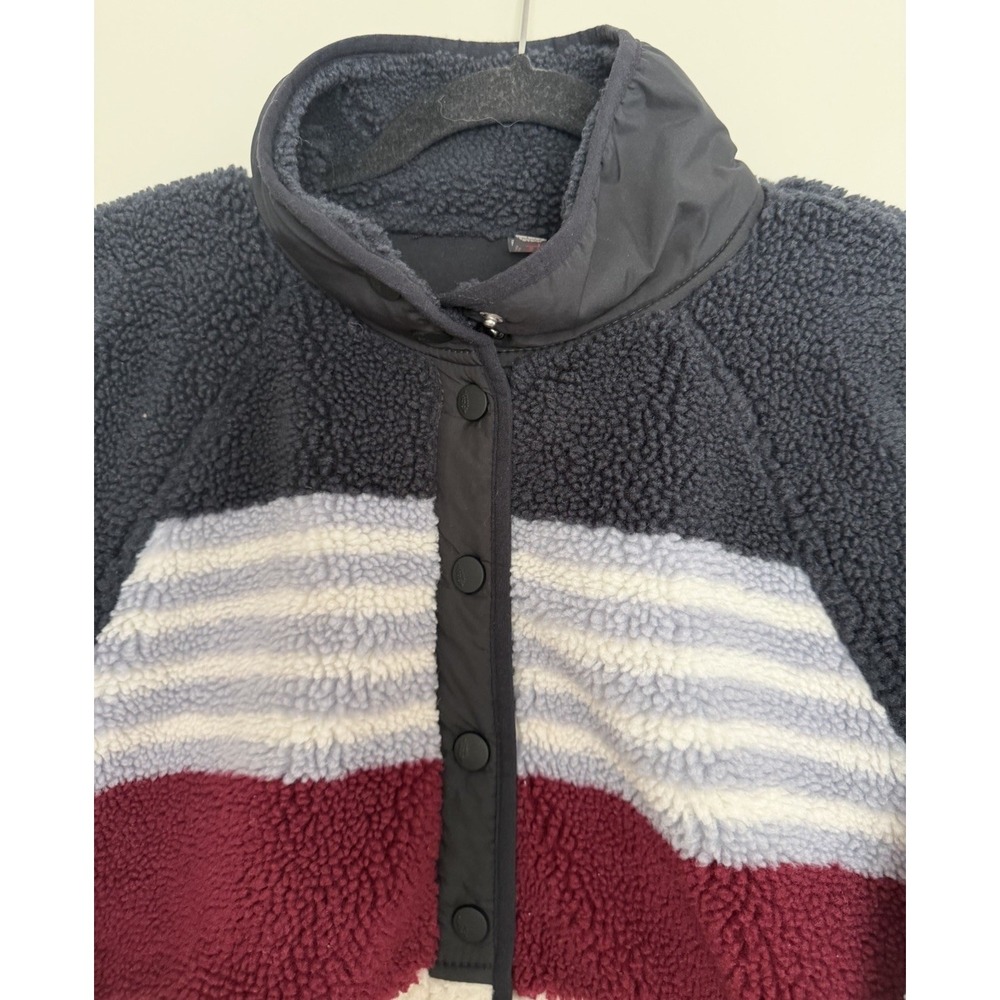 Free People Hit The Slopes Printed Fleece Pullover Women's Size Medium - Picture 3 of 15